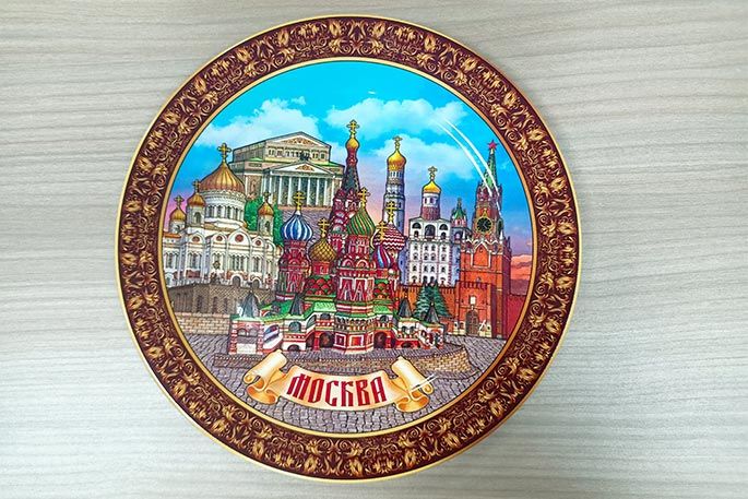 UV printing on ceramic plate