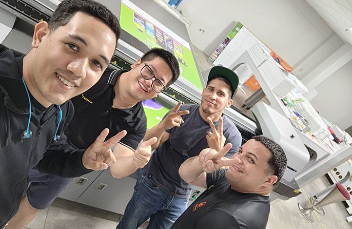 KGT-2033G6 UV Flatbed Printer in Puerto Rico