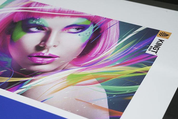 White Corrugated Printing