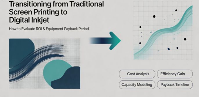 Transitioning from Traditional Screen Printing to Digital Inkjet: How to Evaluate ROI & Equipment Payback Period?