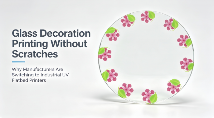 Glass Decoration Printing Without Scratches: Why Manufacturers Are Switching to Industrial UV Flatbed Printers