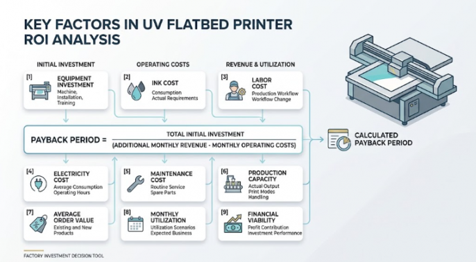 How to Calculate the ROI of a UV Flatbed Printer Before Buying