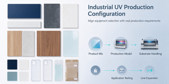 How to Plan a UV Flatbed Printing Production Line for Multiple Product Sizes