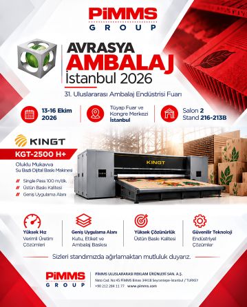 PiMMS Group to Exhibit at Avrasya Ambalaj Istanbul 2026 with KINGT Printing Solutions